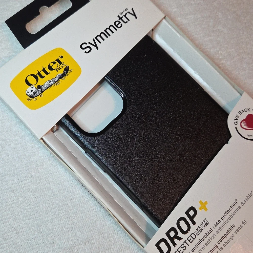 NEW in Box OtterBox Symmetry Series Case for iPhone 12/12 Pro - Black